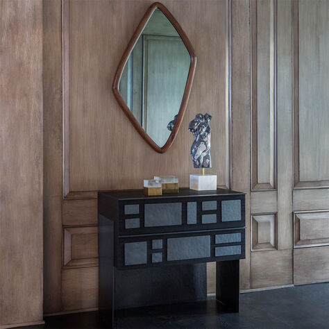 FINLEY MIRROR - WALNUT
